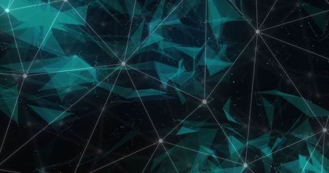 abstract geometric networks on dark background - Download Free Stock Images Pikwizard.com