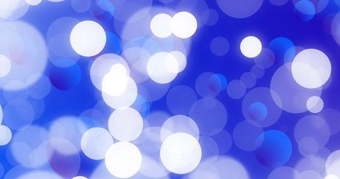 Bokeh Background with Blue and White Circular Spots