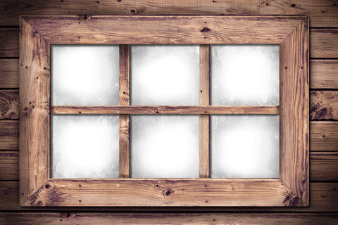digital wooden window with transparency for log cabin design - Download Free Stock Videos Pikwizard.com