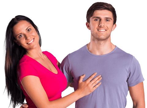 Smiling Couple with Transparent Background for Versatile Designs - Download Free Stock Videos Pikwizard.com