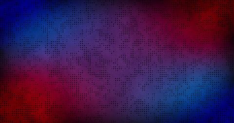 Abstract gradient with geometric shapes in red and blue