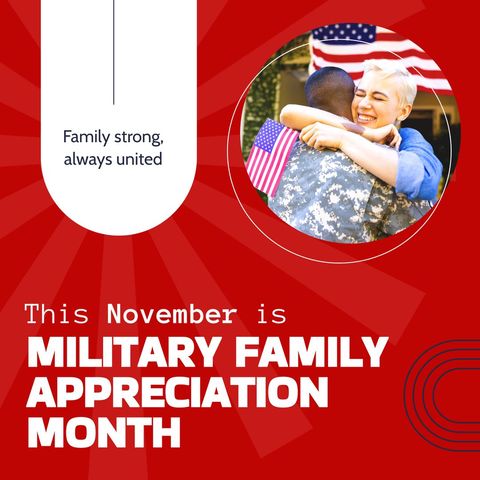 military family appreciation month celebration november - Download Free Stock Templates Pikwizard.com