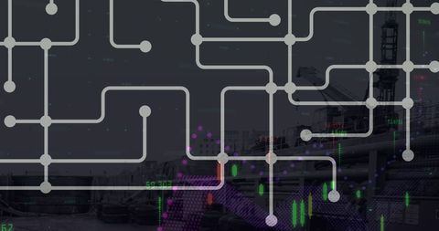 Digital Interface Concept with Abstract Data Processing - Download Free Stock Images Pikwizard.com