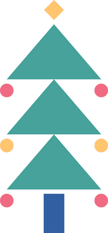 transparent minimalist geometric christmas tree design - Download Free Stock Videos Pikwizard.com