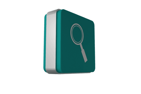 colored magnifier icon on transparent background for digital use - Download Free Stock Videos Pikwizard.com