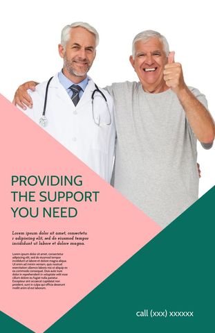 doctor with happy senior patient expressing satisfaction and trust - Download Free Stock Templates Pikwizard.com