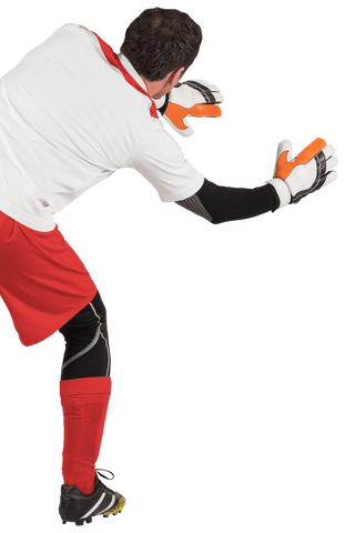 transparent soccer goalkeeper ready to catch ball - Download Free Stock Videos Pikwizard.com