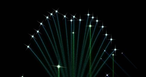 Dazzling Fireworks Burst Against Night Sky Celebration - Download Free Stock Images Pikwizard.com