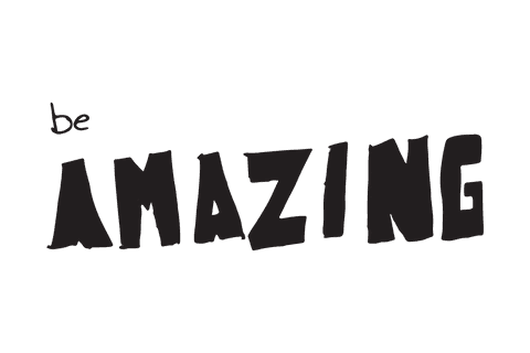 motivational 'be amazing' text on transparent background - Download Free Stock Videos Pikwizard.com