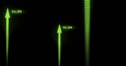 Rising Digital Arrows Indicating Business Growth - Download Free Stock Images Pikwizard.com