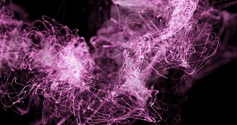 Hypnotic Pink Light Trails on Black Background - Download Free Stock Images Pikwizard.com