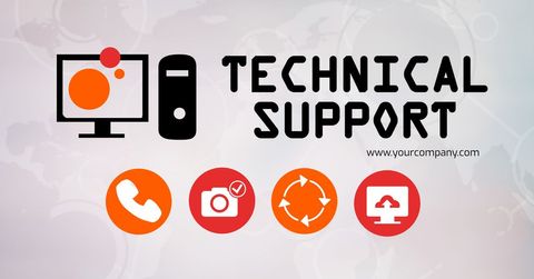 Technical Support Services Icons for IT Solutions - Download Free Stock Templates Pikwizard.com
