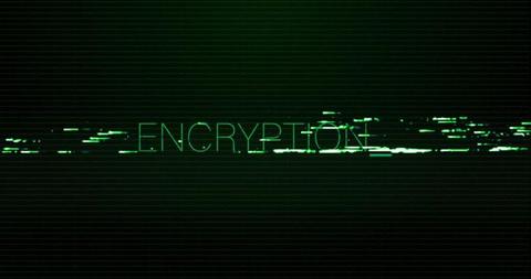 Digital Encryption with Glitch Effect on Black Background - Download Free Stock Images Pikwizard.com