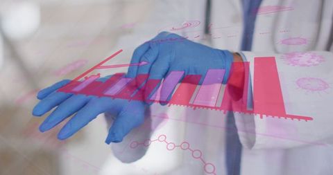 Scientist Analyzing Data in Research Lab with Advanced Diagnostics