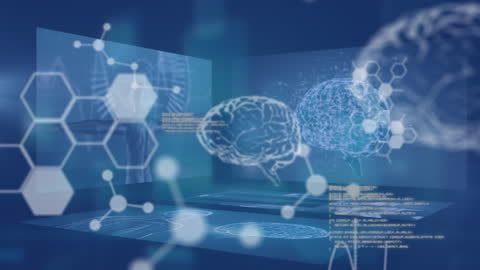 Futuristic Virtual Reality Technology and Brain Data Visualization