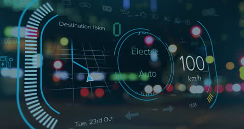 Futuristic Data Interface Over Virtual Navigation System