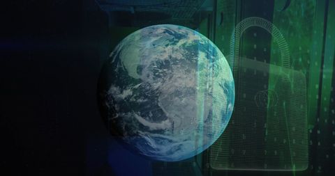 Global Cybersecurity and Data Protection Technology Concept - Download Free Stock Images Pikwizard.com