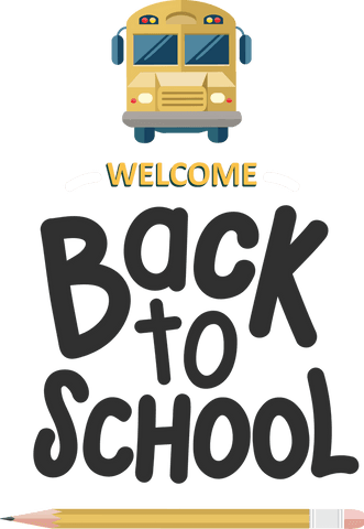 welcome back to school transparent illustration with school bus - Download Free Stock Videos Pikwizard.com