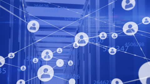 Network Connections in a Data Centre Environment Visualization