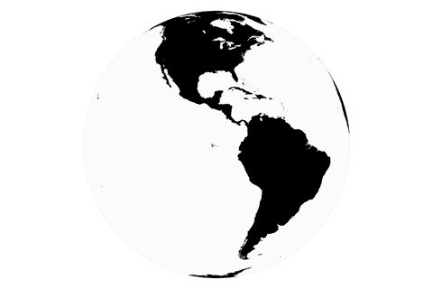 Minimalist Globe Illustration with Transparent Background - Download Free Stock Videos Pikwizard.com