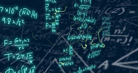 Abstract Mathematics with Equations and Formulas - Download Free Stock Images Pikwizard.com