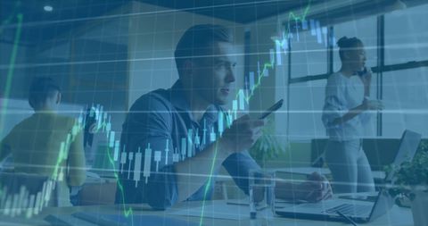 financial analysis with diverse business professionals in office - Download Free Stock Images Pikwizard.com
