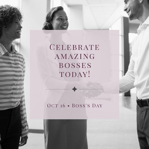 Diverse Business Team Celebrating Boss's Day - Download Free Stock Templates Pikwizard.com