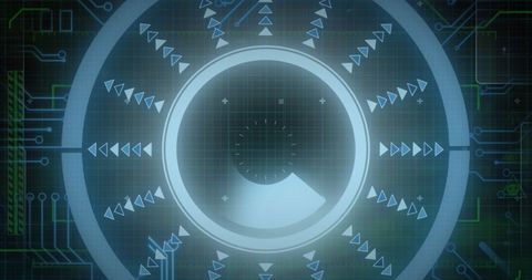 Futuristic Data Processing and Global Network Interface - Download Free Stock Images Pikwizard.com