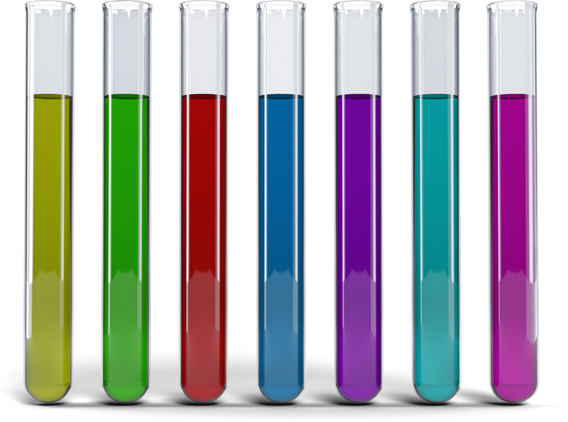 Transparent Test Tubes with Various Colored Solutions in Laboratory - Download Free Stock Videos Pikwizard.com