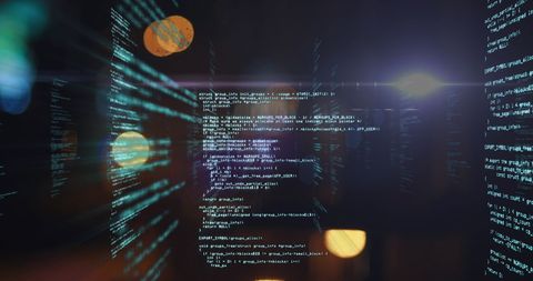 Young Professional Analyzing Complex Digital Code Streams - Download Free Stock Images Pikwizard.com