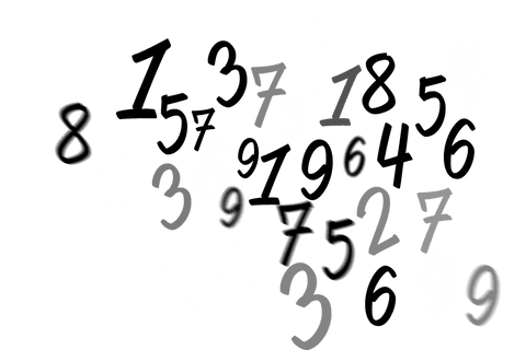 Abstract Numbers Transparent Background Digital Illustration - Download Free Stock Videos Pikwizard.com