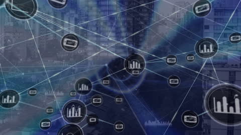 Futuristic Global Network Connections with Digital Insights