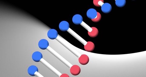 Colorful DNA Strand Spinning Against Abstract Background - Download Free Stock Images Pikwizard.com
