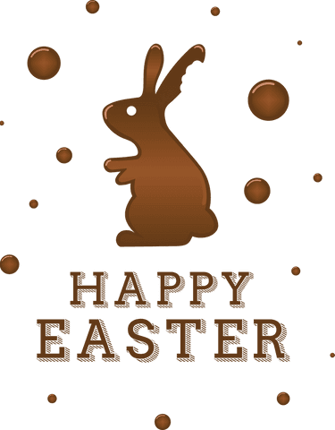 happy easter bunny icon on transparent background - Download Free Stock Videos Pikwizard.com