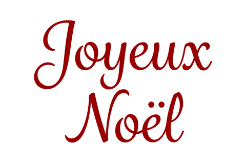 Joyeux noël text in festive red on transparent background