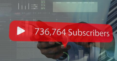 African American Businessman Engaging Subscribers on Smartphone Overlay - Download Free Stock Images Pikwizard.com