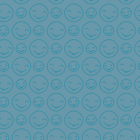 seamless transparent blue smiley face emoji vector pattern - Download Free Stock Videos Pikwizard.com