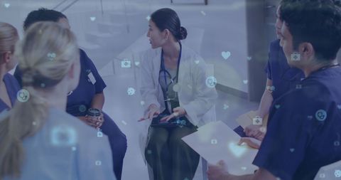 Medical Team Discussing Collaborative Healthcare Innovations - Download Free Stock Images Pikwizard.com