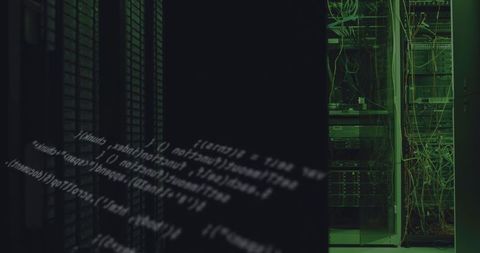 Data Processing Code Overlapping Server Room BNV4 - Download Free Stock Images Pikwizard.com