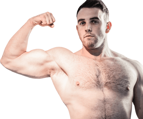 muscular bodybuilder flexing with transparent background - Download Free Stock Videos Pikwizard.com