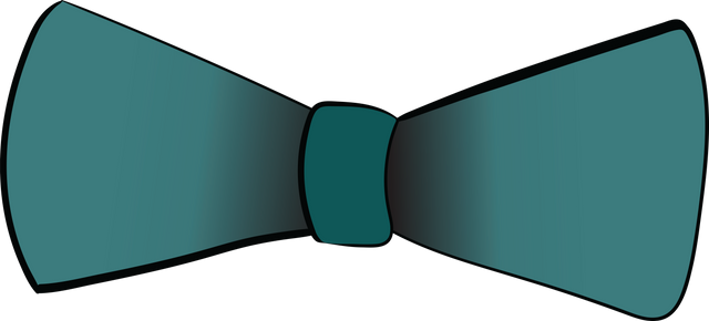 Transparent Illustration Dark Teal Bow Tie - Download Free Stock Videos Pikwizard.com