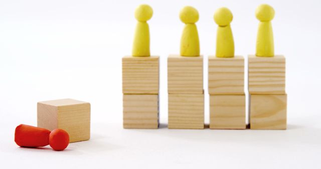 Concept of Inclusion and Diversity with Figures on Blocks - Download Free Stock Images Pikwizard.com