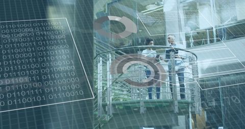 Global Business Data Processing in Modern Office Environment - Download Free Stock Images Pikwizard.com