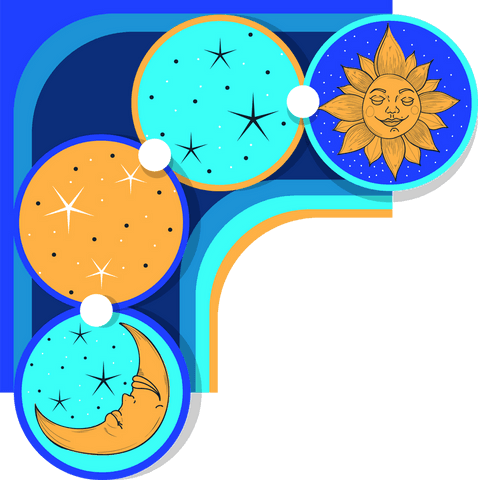 transparent celestial design with connecting orbs and patterns - Download Free Stock Videos Pikwizard.com