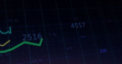 Digital Data Processing with Grid Interface - Download Free Stock Images Pikwizard.com