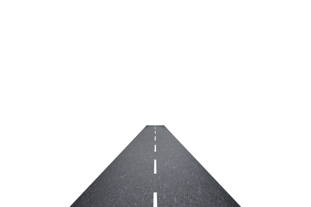 Straight Black Road Illustration on Transparent Background - Download Free Stock Videos Pikwizard.com