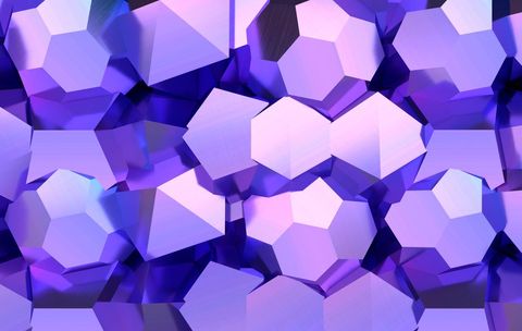 Abstract geometric pattern with purple tones