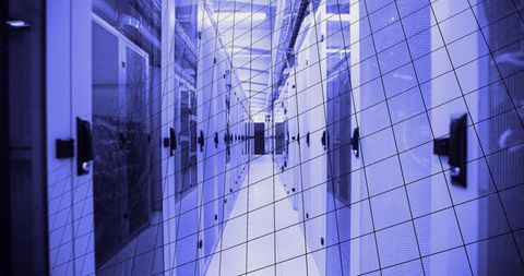 Innovative Digital Walls of Data Center With Vibrant Infographics - Download Free Stock Images Pikwizard.com