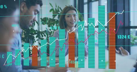 Innovative Teamwork with Global Data Analytics in Modern Office