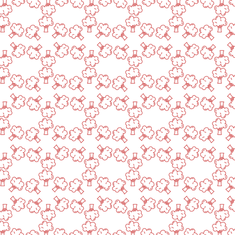 transparent pattern of red broccoli shapes elegant design - Download Free Stock Videos Pikwizard.com